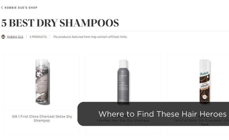 Where to Find | The Five Best Dry Shampoos